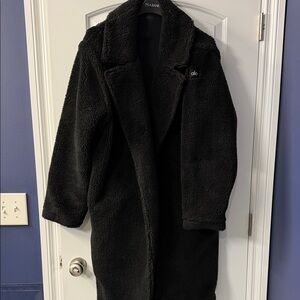 ALO Yoga Black Teddy Coat